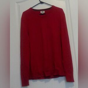 Like-New Red V-Neck Sweater from Old Navy” Size Large